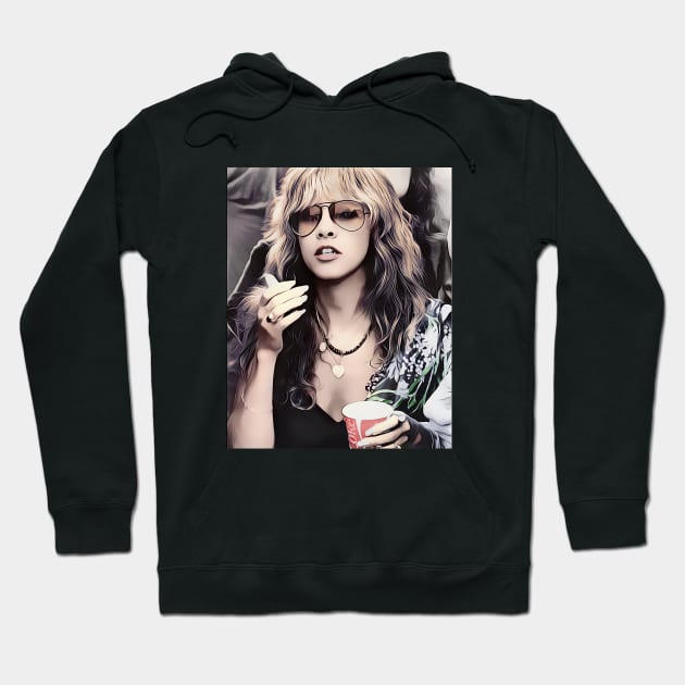 Coke Nicks Hoodie by Testeemoney Artshop